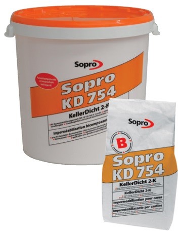 Sopro KD 754- bitumiczna masa uszczelniająca dwuskładnikowa, 30 l