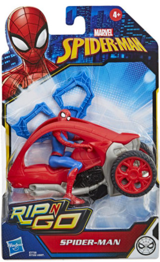 Hasbro Spiderman. Pojazd Rip n Go Spiderman