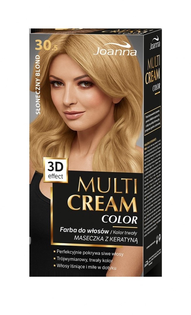 Joanna Multi Cream Color Farba nr 30.5 Słoneczny Blond 62558