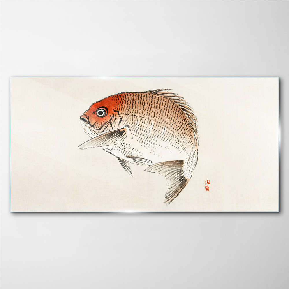 PL Coloray Obraz na Szkle Nowoczesny Zwierzęta Ryby 100x50cm