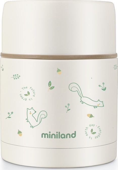 Miniland Termos do posiłków ECO-friendly 600ml Wiewiórka uniwersalny 368657-uniw