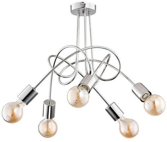Lampa wisząca Tango 5 x 60 W E27 chrom 24465