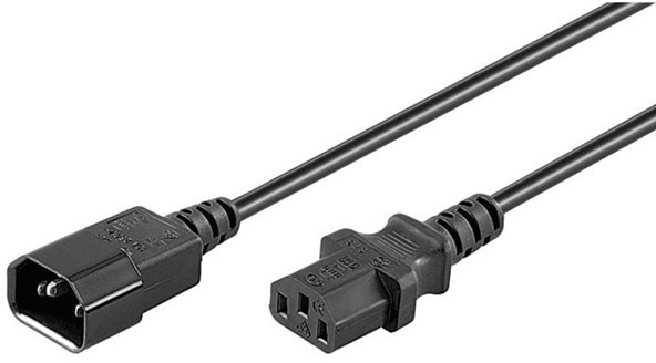 Pro Pro Power cable C14 - C13 - Black - 0.50m 4040849951244