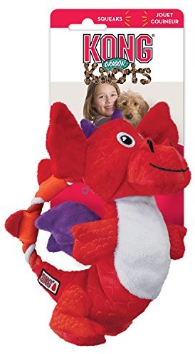 Kong Dragon węzłów, zabawki dla psów, średni/Large, kolory mogą się różnić