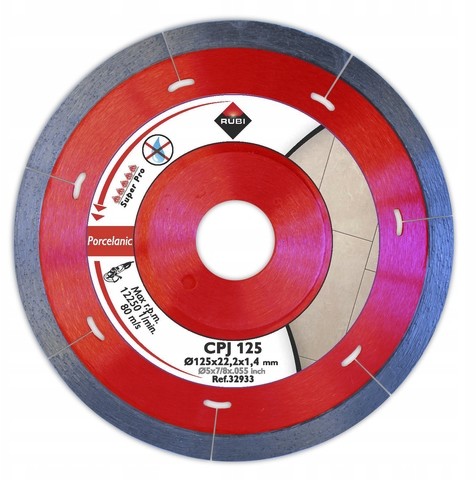 RUBI Cpj 125 Superpro Tarcza Diamentowa Do Gresu