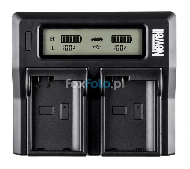 Newell Ładowarka dwukanałowa DC-LCD do akumulatorów EN-EL15