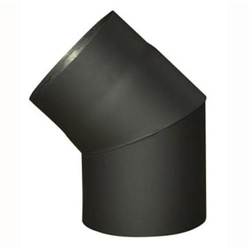 M.A.T Group kolano kominowe 130mm/45° gr 1,5mm czarne # z wartością produktów powyżej 89zł!
