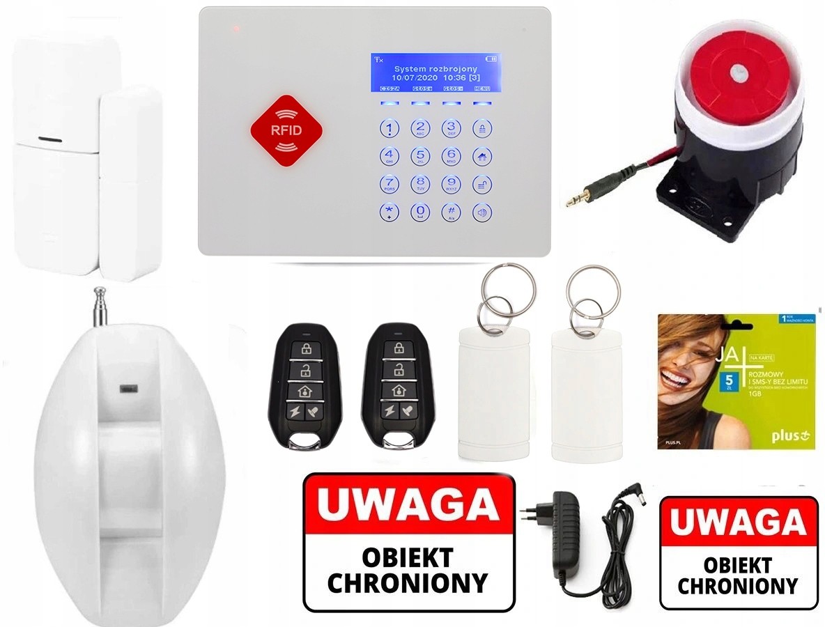 Alarm Gsm Bezprzewodowy App Android Polski Syrena