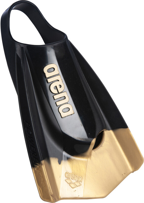 Arena Pro Fed Powerfin płetwy, black-gold EU 36-37 2021 Płetwy i sprzęt do pływania 2496-530-36-37