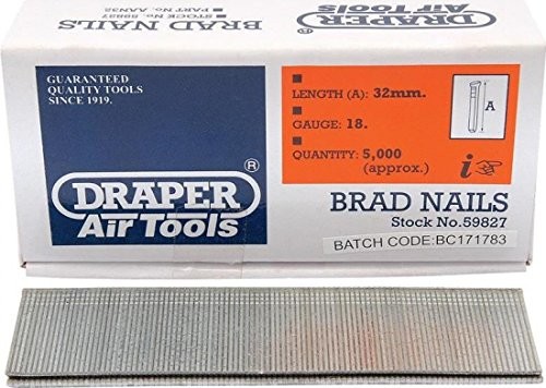 Draper 59827 32 MM Brad Nails (5000)