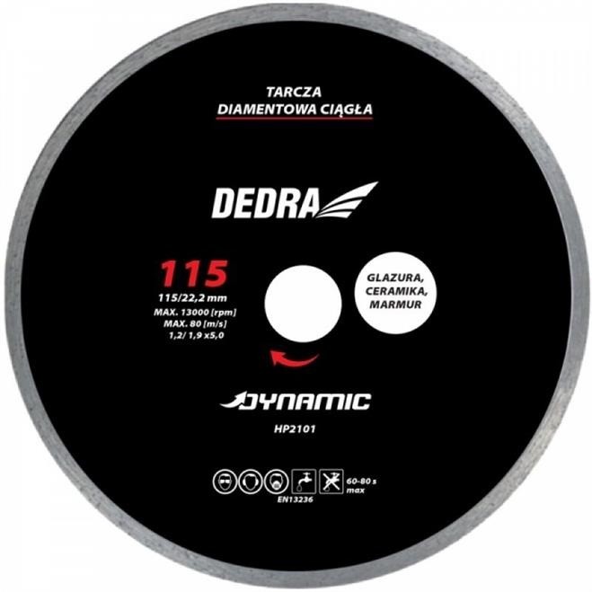 Dedra Tarcza diamentowa HP2107E 1801do1900-62-uniw