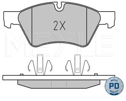 Wulf Gaertner Autoparts Zestaw klocków hamulcowych, hamulce tarczowe Wulf Gaertner Autoparts 025 239 2221/PD
