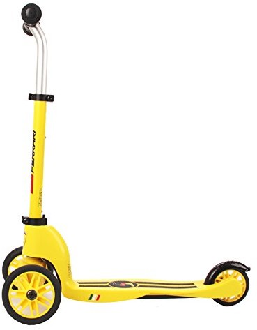 Ferrari Roller 2 koła dla dzieci 3 Żółty rozmiar uniwersalny 04380