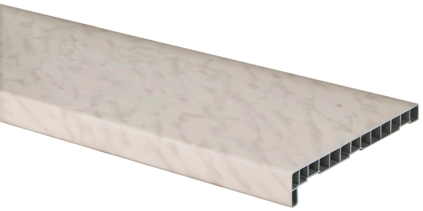 Parapet wewnętrzny PVC, kolor marmur, gr. 4,2 cm, szer. 30 cm, dł. 126 cm