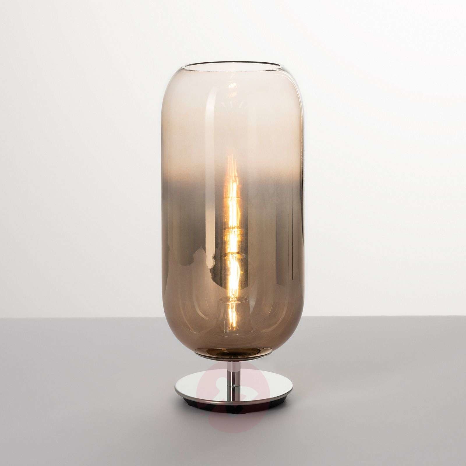 Artemide Gople Mini lampa stołowa brązowa