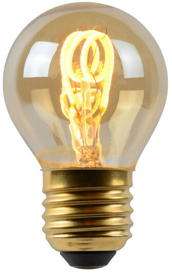 Edison Ledigo Żarówka spirala LED E27 ST14 0,5W filament VINTAGE barwa neutralna E27-ST14-0,5-AMBER