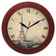 Atrix Zegar drewniany solid Paris ATW300EF