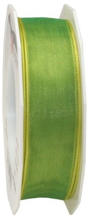 Pattberg Na prezent 25 MM 25 m Four Seasons  z organzy z drutu, jasnozielony/żółty 6072525-507