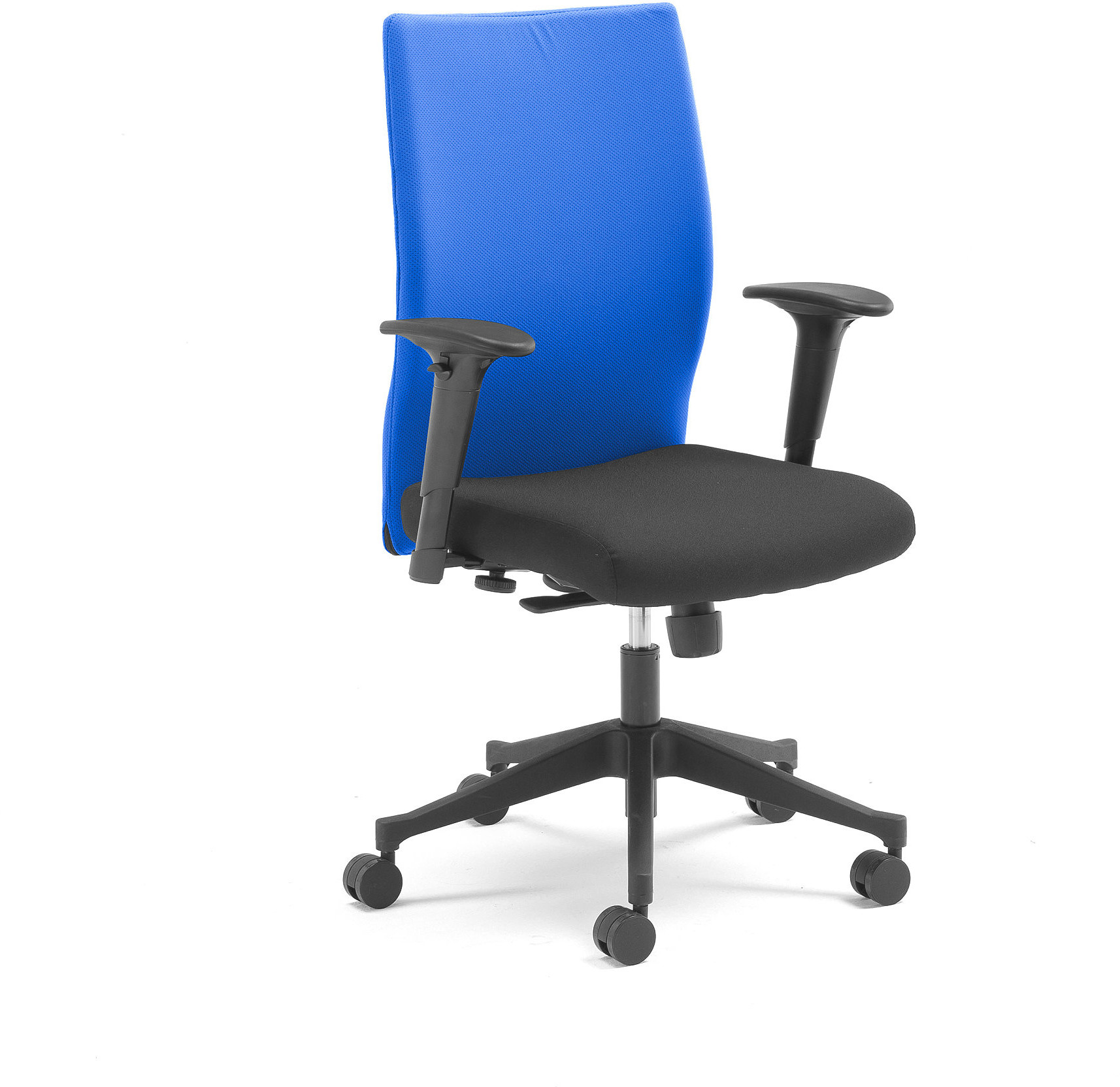 AJ Niebieskie stylowe krzesło biurowe MILTON 122412