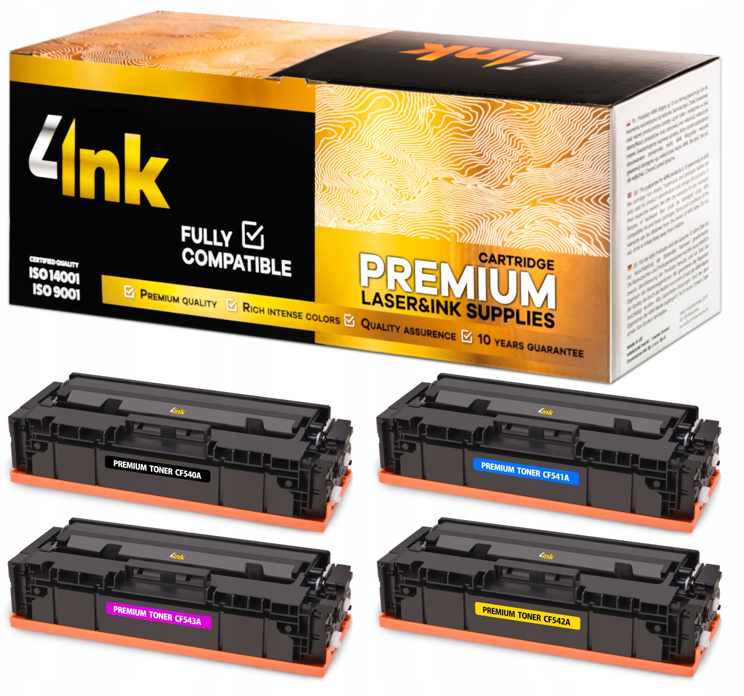 4x Toner Do Hp Laserjet M254dw Mfp M281cdw M281fdw