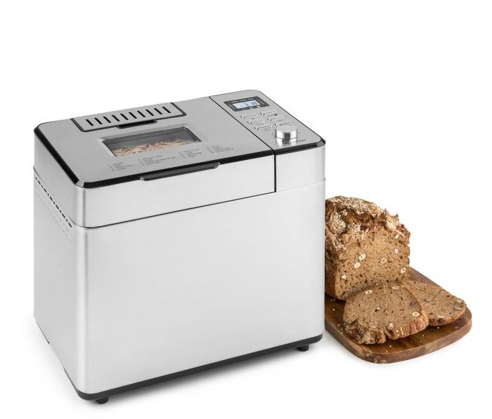 Klarstein Brotilde Family, automat do pieczenia chleba, 14 programów, wyświetlacz LED, stal szlachetna KG13-Breadmaker