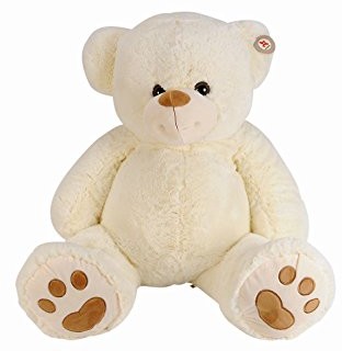 Simba 6305812732 - Nicotoy pluszowy miś 100 cm beżowy 6305812732