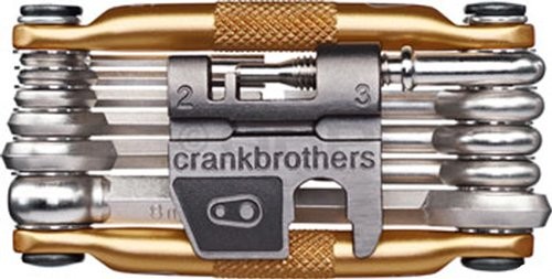 Crank Brothers narzędzie wielofunkcyjne, 17 narzędzi w 1, złoto, jeden rozmiar CB-35117