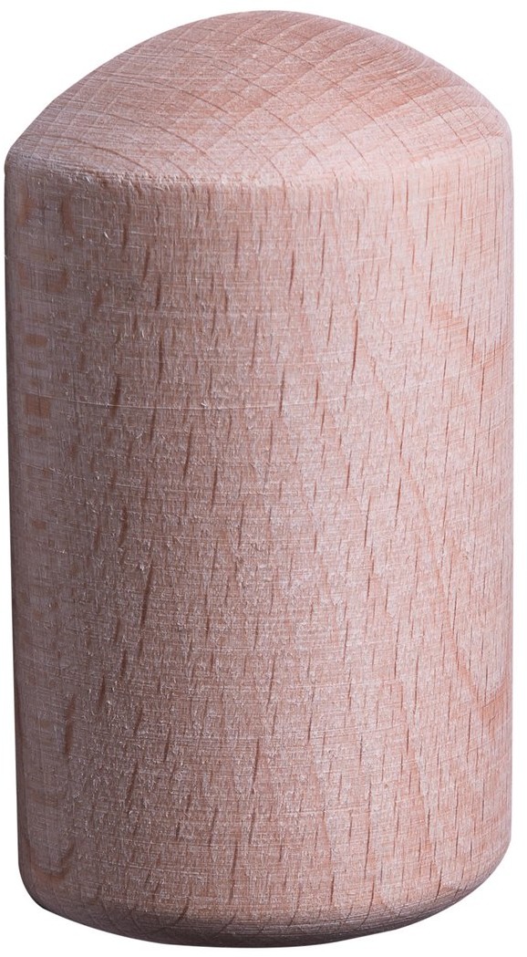 Kornik Zakończenie poręczy z drewna bukowego 60 mm x 36 mm proste