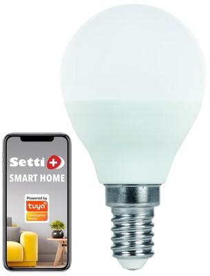 SETTI+ Inteligentna żarówka LED SETTI+ SL114N 5.5W E14 Wi-Fi SL114N