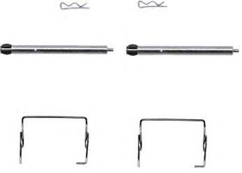 BREMBO Zestaw akcesoriów, klocki hamulcowe A 02 301