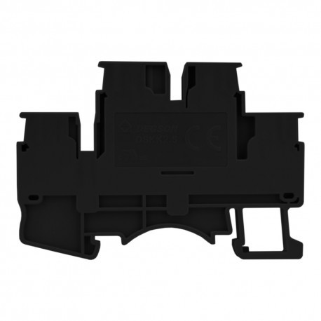 Geberit DEGSON szynowa zaciskowa czarna 2,5mm2 2-piętrowa 4-przewodowa DSKK2.5-01P-13-00A(H