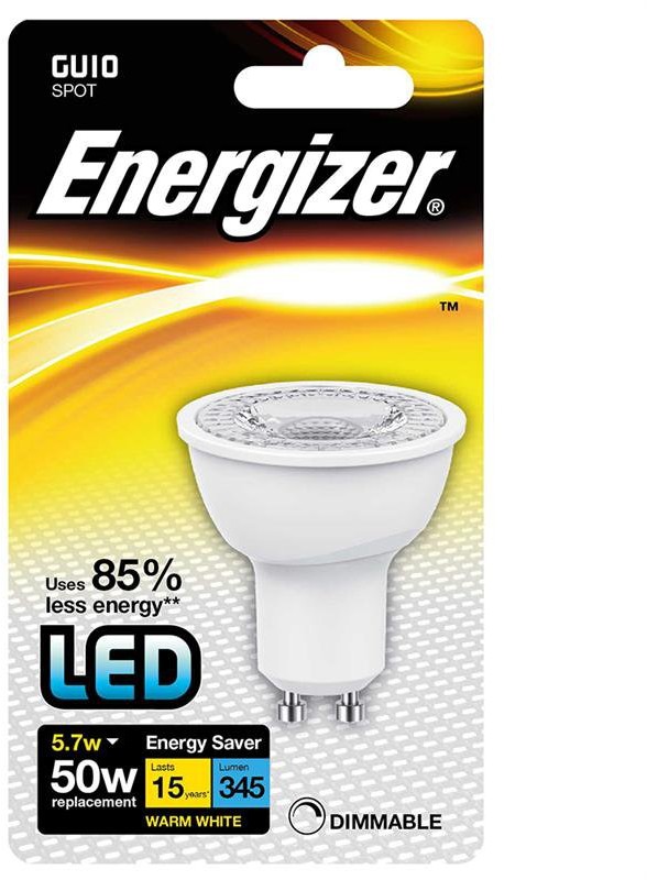 Energizer Żarówka LED GU10 5.5W Ściemnialna S8691 S8691