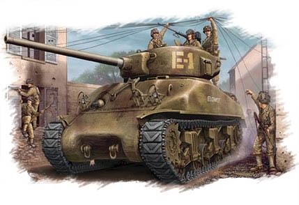 Hobby Boss Czołg średni M4A1 76(W) Sherman 84801