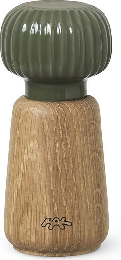Kähler Młynek do pieprzu lub soli Hammershi 14,5 cm oliwkowy 692246