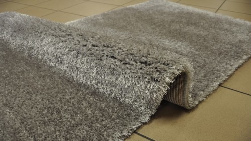 DYWAN SHAGGY PUFFY 60x100cm SILVER MIĘKKIE RUNO