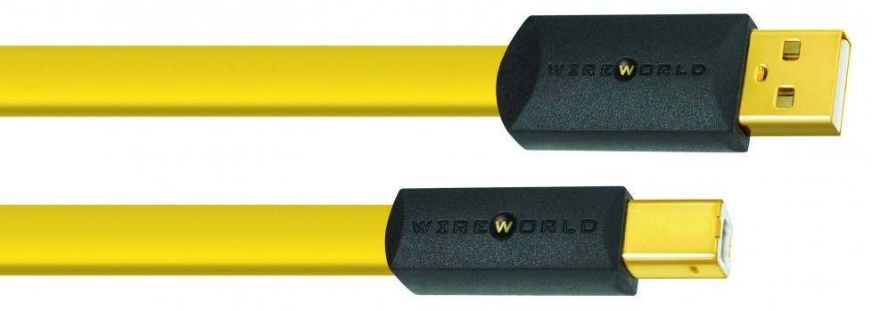 Wireworld Chroma 8 USB 2.0 Flat (C2AB) - USB A-B Chroma 8 (C2AB) USB 2.0