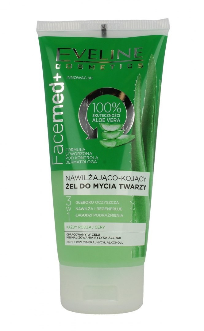 EVELINE Eveline Facemed+ Żel do mycia twarzy nawilżająco-kojący 3w1 150ml 086038