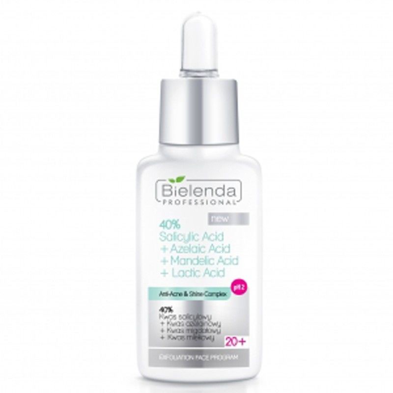 Bielenda PROFESSIONAL 40% Kwas salicylowy+ Kwas azelainowy+ Kwas migdałowy+ Kwas mlekowy pH 2 30g xml_121890