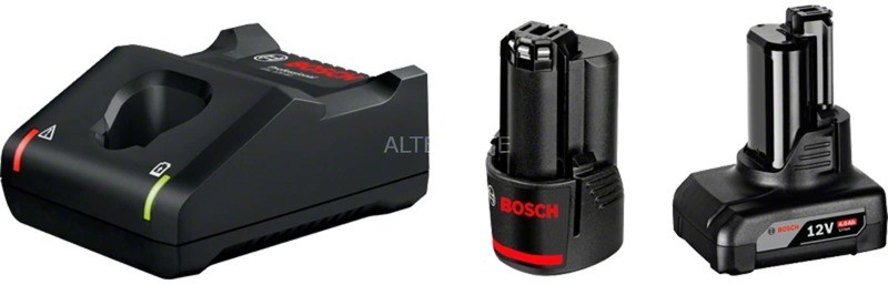 Bosch Starter-Set 1 x GBA 12V 2.0Ah + 1 x GBA 12V 4.0Ah + GAL 12V-40 Professional, Zestaw