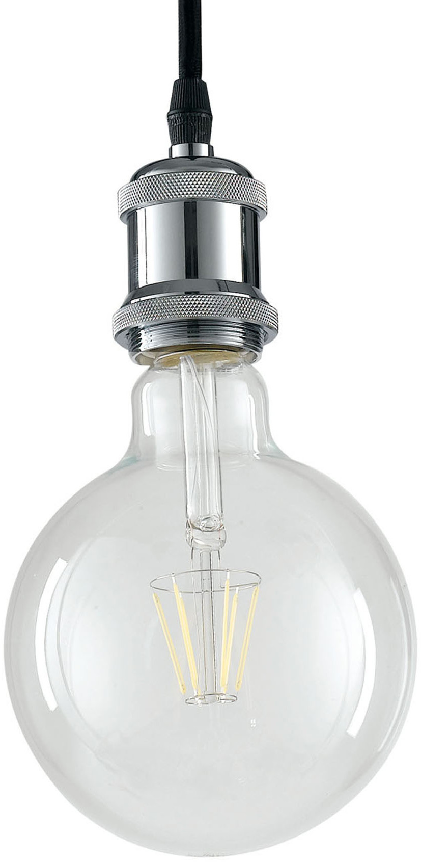 ECO-LIGHT Szynowa lampa wisząca Clock, chrom