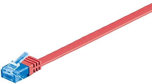 Goobay CAT FLAT 6 A 1500 u/UTP Czerwony 15 m 96377