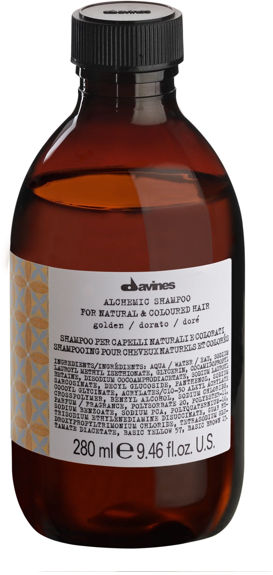 Davines Alchemic System GOLDEN - szampon do włosów złotych i miodowych blond 280ml