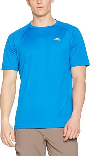 Trespass dla mężczyzn debase T-Shirt, Electric Blue, S, niebieski, S MATOTSL10012_BBLS