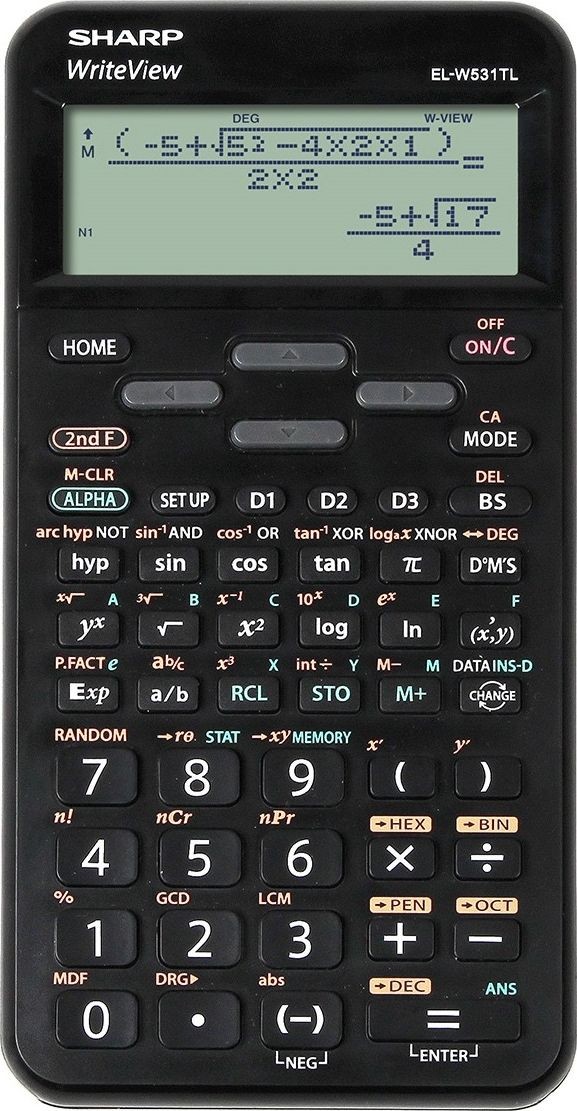 Sharp Calculator Scientific Blister ELW531TLBBK-EU