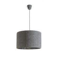 Redlux lampa wisząca Aino 40 E27 szara/chrom R13275
