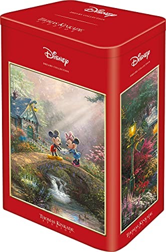 Schmidt Spiele Spiele 59928 Thomas Kinkade, Disney, Mickey & Minnie w Hawajach, 500 części puzzle w nostalgicznym królestwie, kolorowe 59928