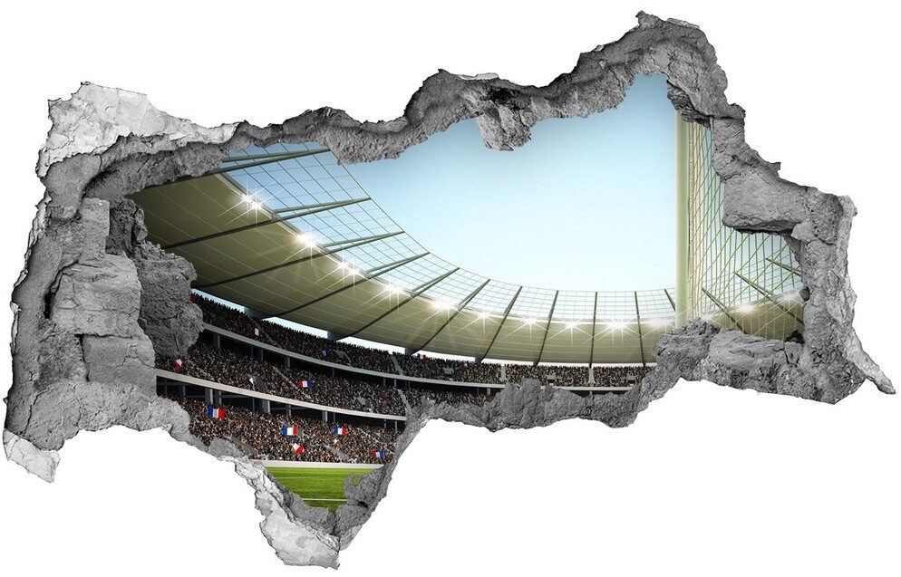 Wallmuralia.pl Fototapeta dziura na ścianę 3d Stadion Francja