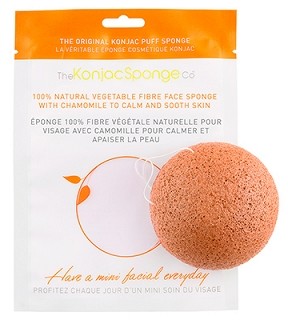 Konjac Sponge Konjac Sponge Gąbka do twarzy z rumiankiem do cery wrażliwej i podrażnionej