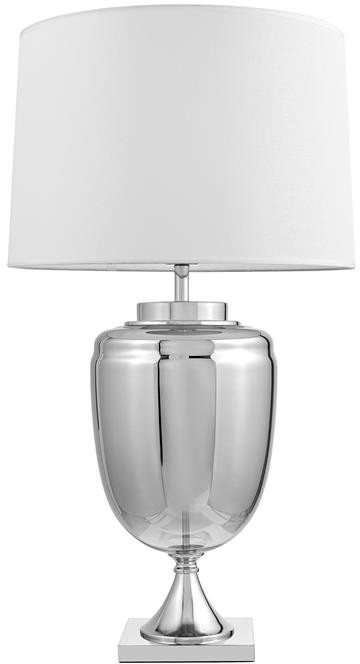 Lumina Deco Deco LAMPA NOCNA BIAŁO-SREBRNA OLIMPIA LM_1123-0