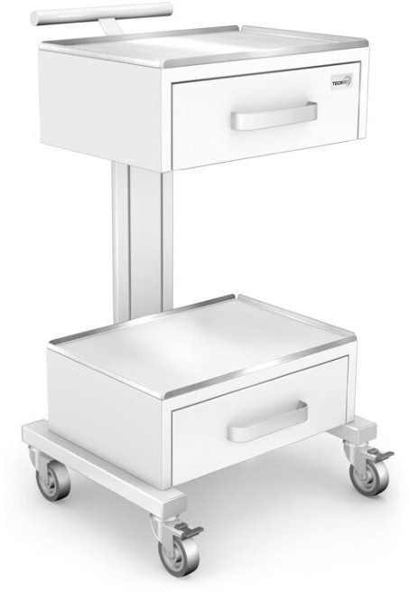 Ztm Tech-med B-06ST mobilny asystor medyczny z szufladami i blatami zabiegowymi ze stali kwasoodpornej B-06ST